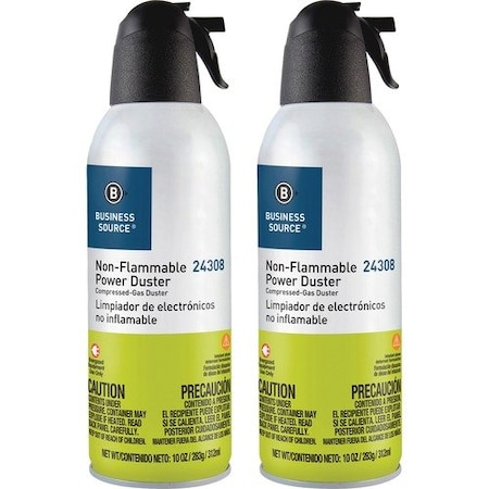 Business Source CLEANER, AIR DUSTER, 10OZ, 2PK BSN24309